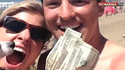 Un binefăcător anonim ascunde bani prin oraş şi postează indicii pe Twitter VIDEO