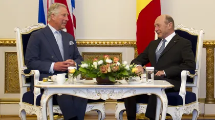Traian Băsescu l-a primit pe Prinţul Charles la Palatul Cotroceni