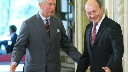 Traian Băsescu îl primeşte pe prinţul Charles la Cotroceni