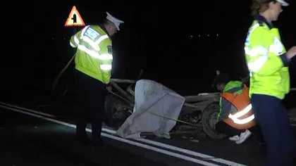 Accident grav în Sibiu. O căruţă a fost spulberată de un TIR