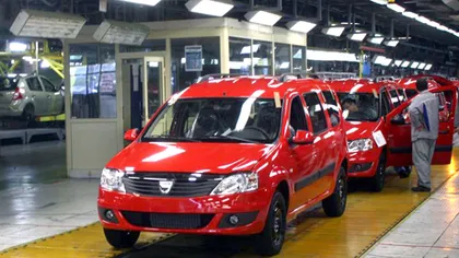 Uzina Dacia de la Mioveni a produs maşina cu numărul 5 milioane
