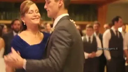 Dans incredibil al unui mire şi al mamei sale la nuntă VIDEO