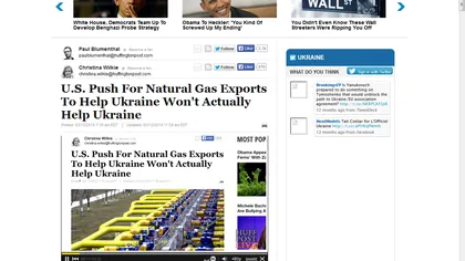 Rusia a FURAT 2 MILIARDE de metri cubi de GAZ din UCRAINA