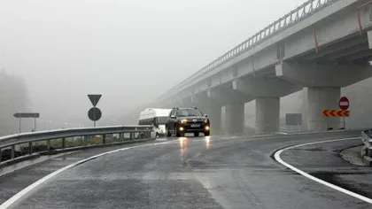 Fenomen extrem în LUNA MAI: CARAMBOL pe autostrada Bucureşti-Constanţa, ACOPERITĂ DE GHEAŢĂ VIDEO
