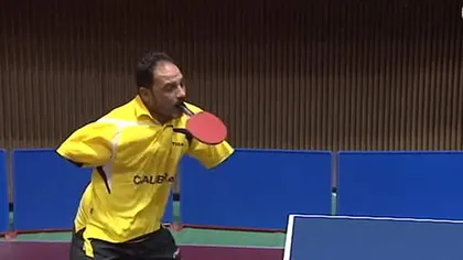 Nu are braţe, dar joacă ping pong. Imagini INCREDIBILE cu un jucător de tenis de masă VIDEO