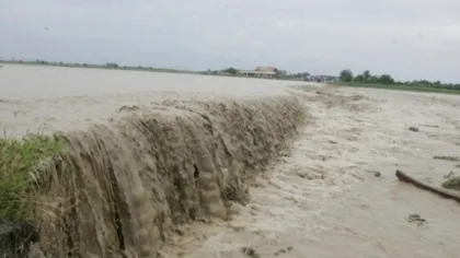 Inundaţii în Bistriţa-Năsăud, în urma ploilor abundente