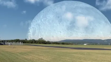 Ce s-ar întâmpla dacă Luna ar orbita Pământul la o distanţă mult mai mică VIDEO