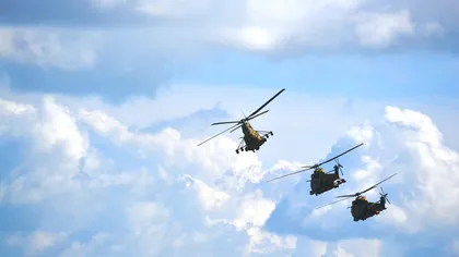 Avioane şi elicoptere militare, într-un miting aviatic pe aeroportul din Cluj-Napoca
