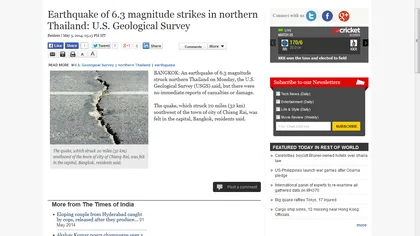 Seism PUTERNIC, de 6,3 pe Richter, în Thailanda VIDEO