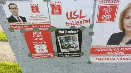 Biroul Electoral a dispus înlăturarea afişelor cu sigla şi denumirea USL din Sălaj