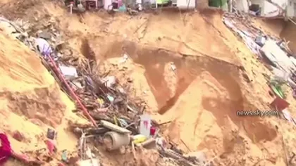 Alunecare masivă de teren în Brazilia: 150 de familii şi-au părăsit locuinţele VIDEO