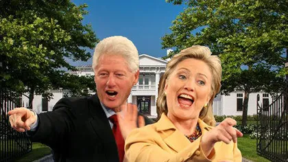 Bill şi Hillary Clinton au plecat FALIŢI de la Casa Albă