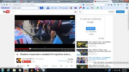Incident ŞOCANT la CM 2014. Argentinienii au bătut CRUNT un brazilian şi i-au furat biletul de meci VIDEO