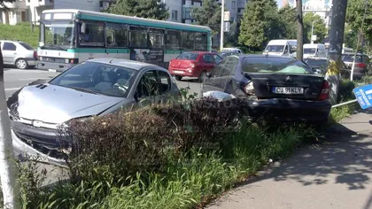 Accident GRAV la Cluj: Patru maşini au fost serios avariate
