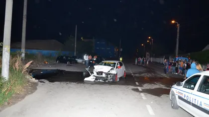 Curse ilegale de maşini în Constanţa: Doi TINERI AU MURIT în urma unui grav accident rutier - FOTO ŞI VIDEO