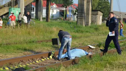 Bărbat accidentat mortal de tren în timp ce traversa calea ferată