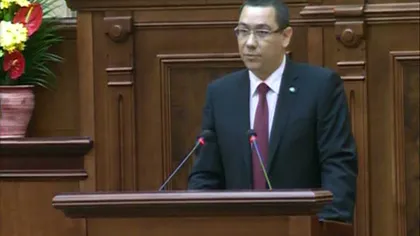 Victor Ponta, despre legea amnistiei: Nu am avut discuţii şi nu se va discuta aşa ceva