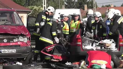 Trupurile celor cinci români morţi în accidentul din Ungaria vor fi aduse în ţară
