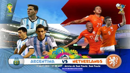 Argentina, favorită la PARIURI în meciul cu Olanda de la CAMPIONATUL MONDIAL DE FOTBAL 2014