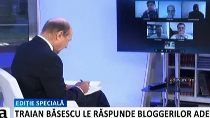 Traian Băsescu s-a ENERVAT în direct: Nu jigniţi un preşedinte. Aţi depăşit limita!