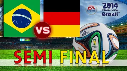 BRAZILIA VS GERMANIA 1-7. INCREDIBIL, ce umilinţă pentru gazde!