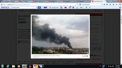 PANICĂ în Slatina, din cauza unui incendiu. Flăcările au MISTUIT zeci de maşini casate VIDEO