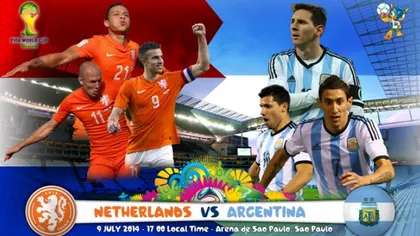 OLANDA VS ARGENTINA LIVE VIDEO TVR 2-4. Sud-americanii merg în finala de la Rio!