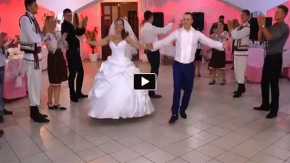 Nunta moldovenească devenită viral: Ce au făcut mirii VIDEO