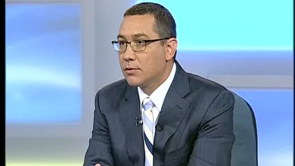 Victor Ponta: N-o să spun niciodată 