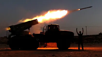 Imaginile care fac înconjurul lumii: Rachete din Rusia lansate către Ucraina VIDEO