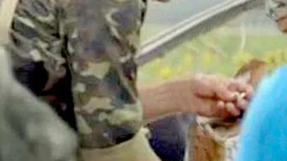 Imaginea care face înconjurul lumii: Un separatist FURĂ un inel de pe degetul unei victime din zborul MH17