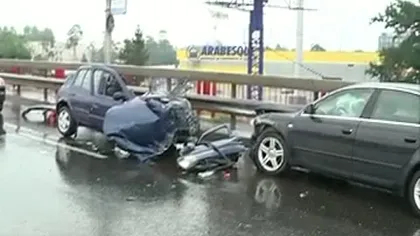 Accident grave în Vaslui şi Braşov, din cauza vremii nefavorabile. 11 persoane au fost rănite VIDEO