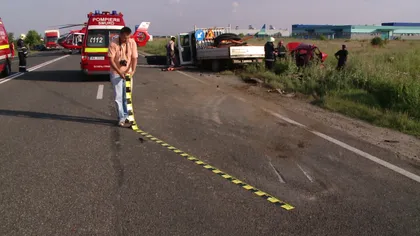 Carambol pe Autostrada Transilvania: O persoană a decedat pe loc