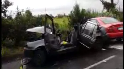 Două persoane decedate şi alte două grav rănite într-un accident în Buzău VIDEO