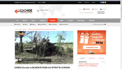 CRIZA Ucraina: DOVADA că TRUPELE RUSE au INTRAT pe teritoriul UCRAINEAN - VIDEO