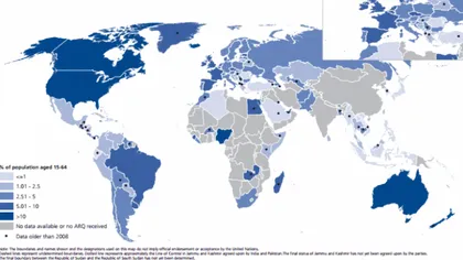 Raport ONU privind consumul global de marijuana. Vezi pe ce loc se află România