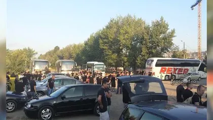 LUDOGORETS-STEAUA. Fanii ROŞ-ALBAŞTRILOR, blocaţi în VAMĂ