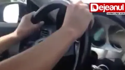 INCONŞTIENŢĂ la volan. Un minor s-a filmat în timp ce conducea cu 180 km/h VIDEO