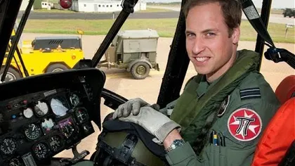 Prinţul William, PILOT pe un elicopter-ambulanţă