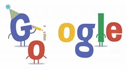 GOOGLE sărbătoreşte 16 ani cu un doodle special