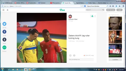 Nu-l atingeţi pe Zlatan! Cea mai amuzantă fază a serii, în preliminariile Euro 2016 VIDEO