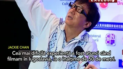 Interviu INEDIT cu Jackie Chan la venirea în România. Momentul în care a a fost la un pas de moarte VIDEO