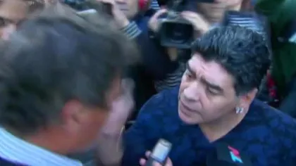 Diego Maradona, acuzat că ŞI-A BĂTUT fosta iubită VIDEO