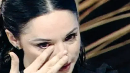 Andreea Marin, cu ochii în lacrimi: 