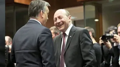 Preşedintele Traian Băsescu se întâlneşte vineri cu premierul Ungariei