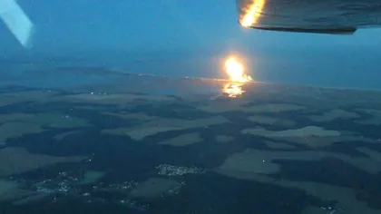 Explozia rachetei Antares, filmată dintr-un avion. Imaginile sunt impresionante VIDEO