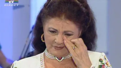 Irina Loghin, în lacrimi de ziua ei. Ce a făcut-o să plângă pe marea doamnă a cântecului popular VIDEO