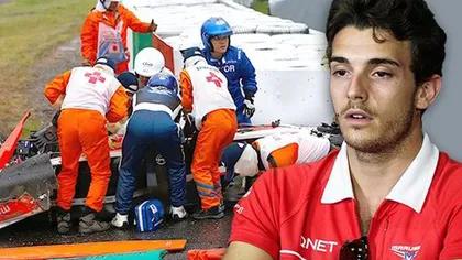 Primele IMAGINI cu ACCIDENTUL CUMPLIT al lui Jules Bianchi VIDEO