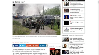 Kievul anunţă că nu-şi poate retrage armamentul greu, din cauza atacurilor lansate de rebeli