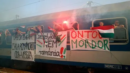 ROMANIA-UNGARIA. Mesajele SCANDALOASE cu care fanii maghiari vin la Bucureşti